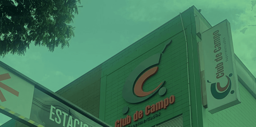 Fachada do Supermercado Club de Campo